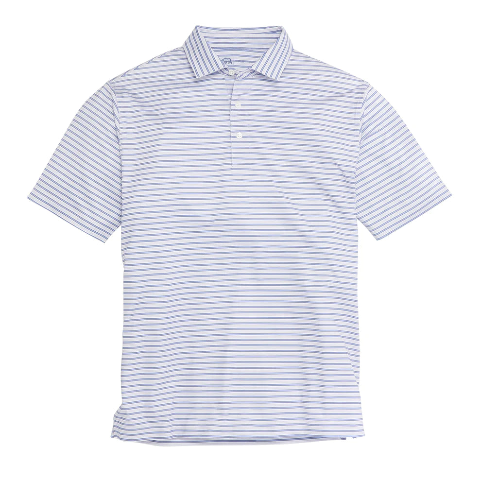 Wedge Stripe Performance Polo