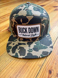 Buck Down Woven Patch Hat