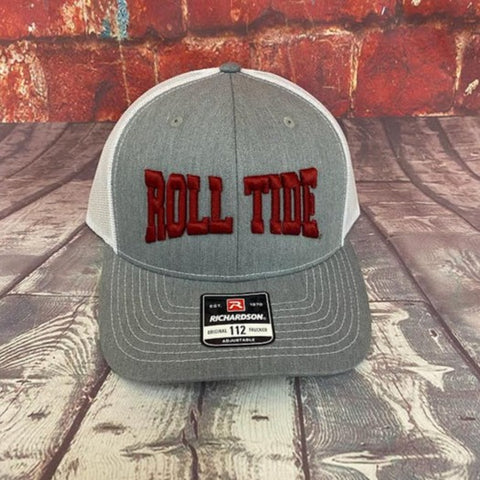 Gray Roll Tide Puff Hat