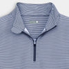 Navy Pinstripe Venture Quarter Zip