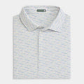 Shoreline Catch Printed Performance Polo - Mirage