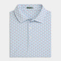 Fin Frenzy Printed Performance Polo - Open Water
