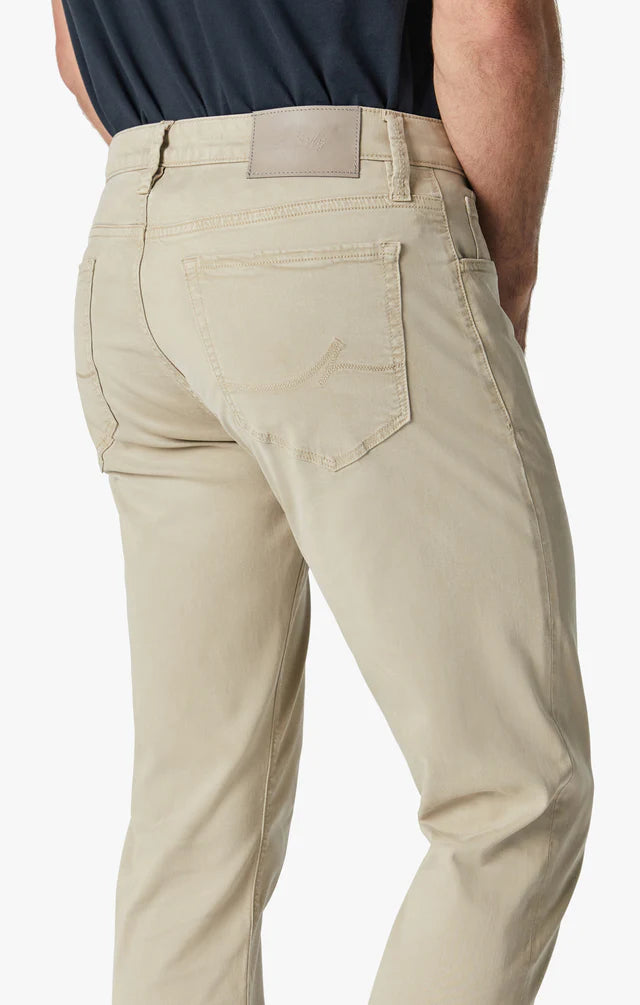 Courage Straight Leg Pants In Aluminum Twill