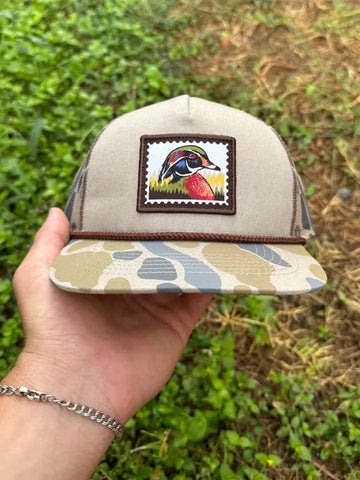 Youth Burlebo Wood Duck Stamp Hat