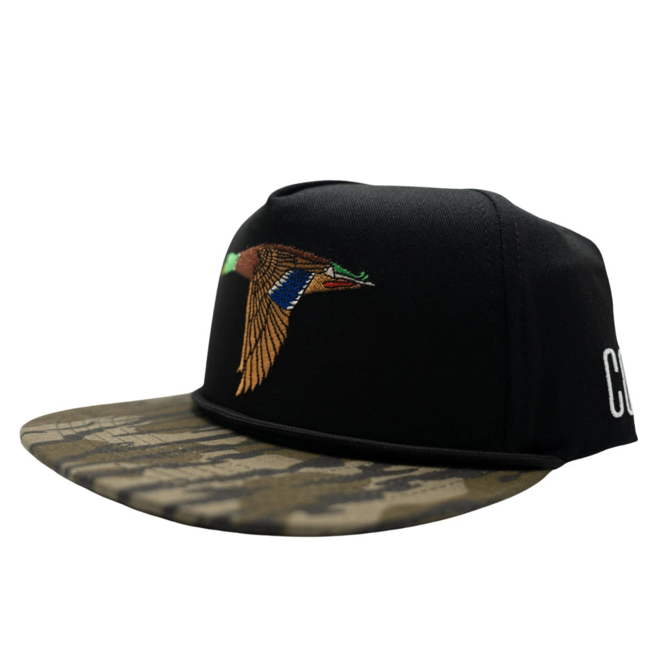 Mallard Bottomland/Black Rope Hat