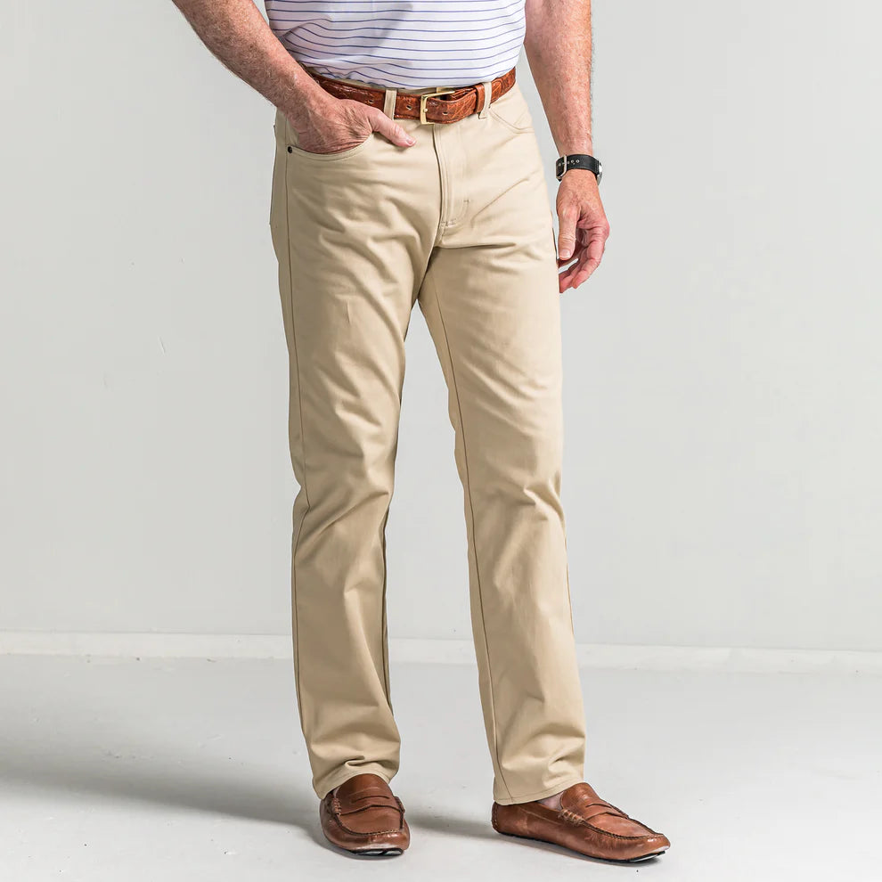 Tan Classic Five Pocket Pant