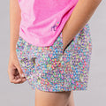 Boy's Abstract Fish Swim Trunks