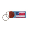 American Flag Key Fob