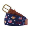 Americana Needlepoint Belt