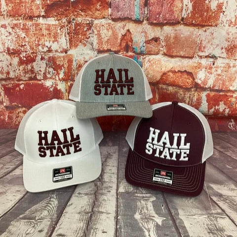 Hail State Stacked Puff Hat