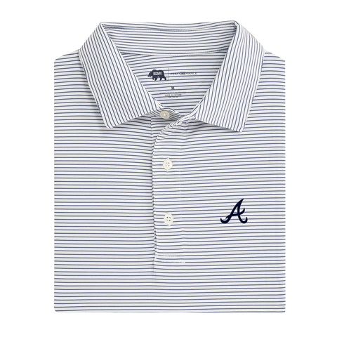 Birdie Stripe Atlanta Braves Polo