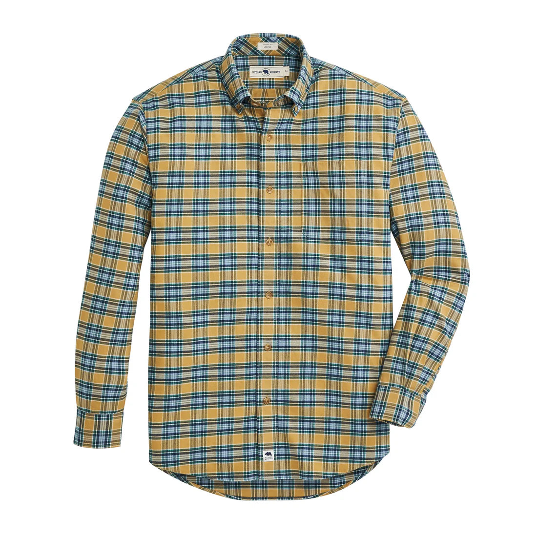 Moorelands Featherweight Flannel - Honey Mustard