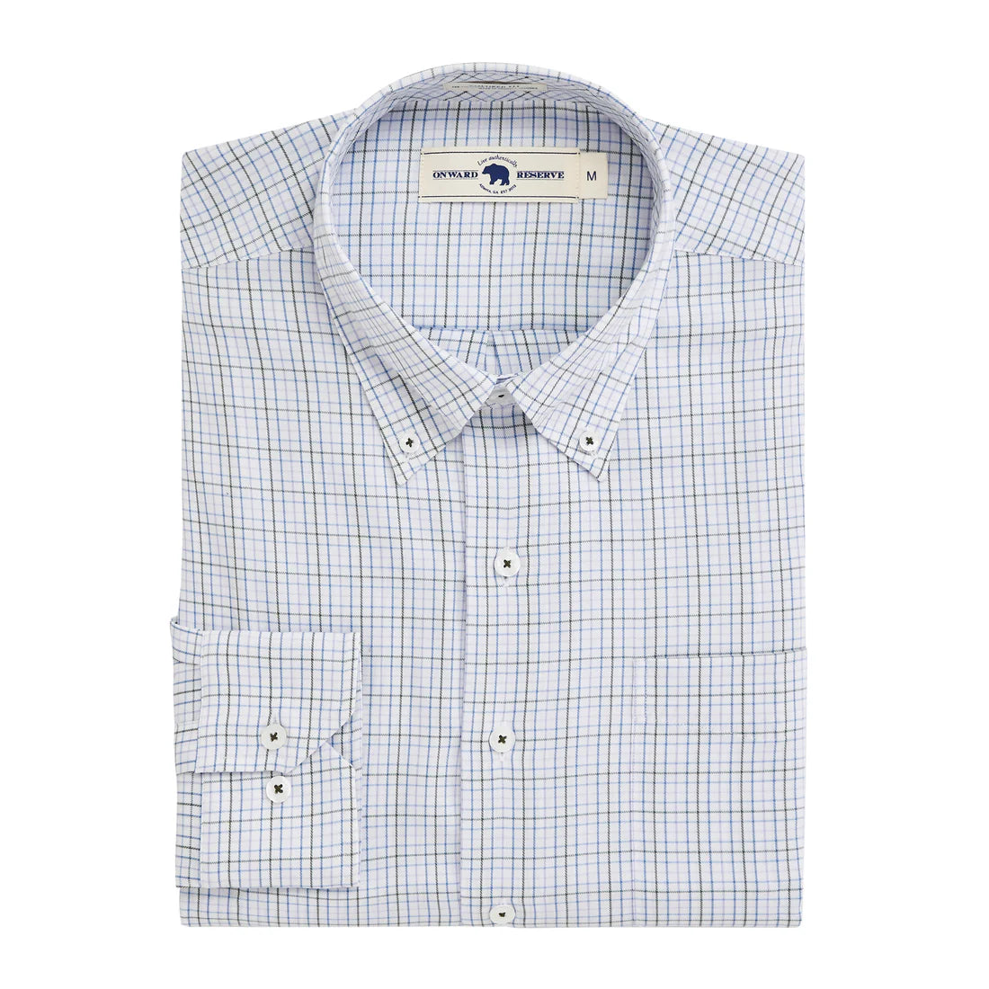 Cromarty Tailored Fit Brushed Performance Twill - Blue Horizon shopnortons Cromarty Tailored Fit Brushed Performance Twill - Blue Horizon shopnortons