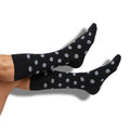 Black Sip Dot Dress Socks