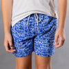 Boy's Abstract Fish Swim Trunks