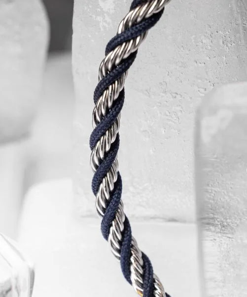 Catena Twisted - Navy/Silver