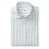 Linen Cotton Oxford Sport Shirt - Baster Stripe