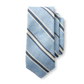 Silk Linen Stripe Tie