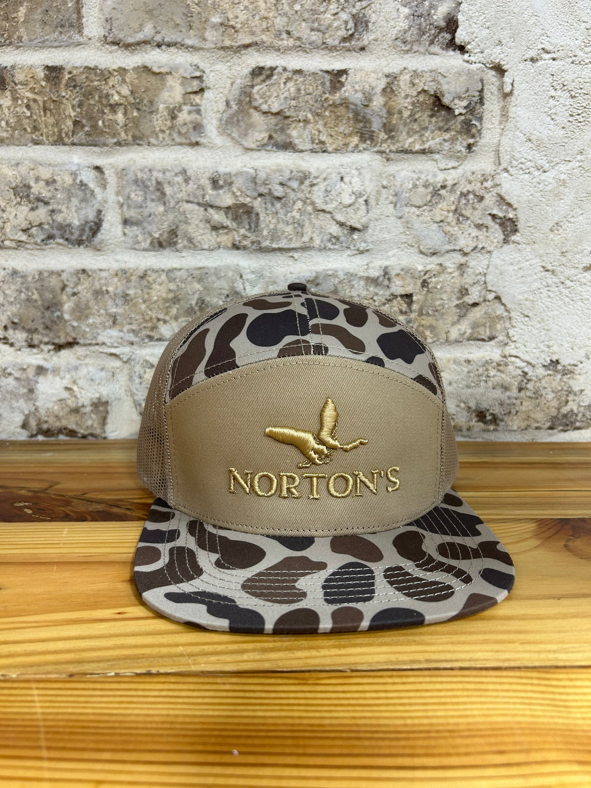 Norton's 7 Panel Camo Hat