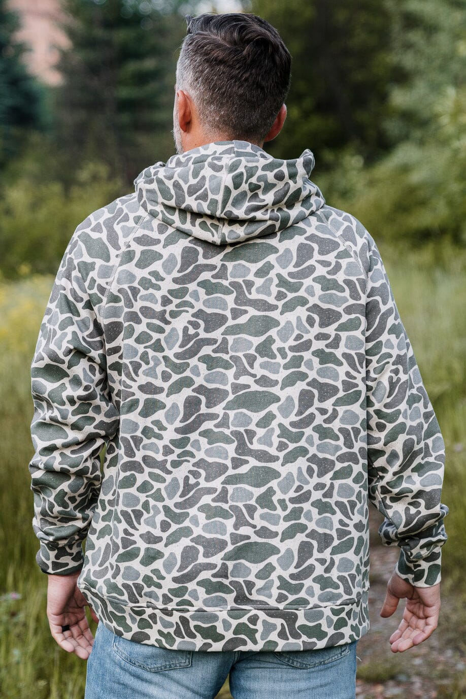 Deer Camo Fleece Hoodie