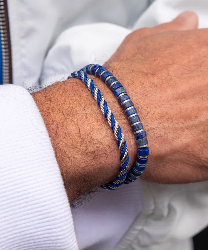 Catena Twisted - Cobalt/Silver