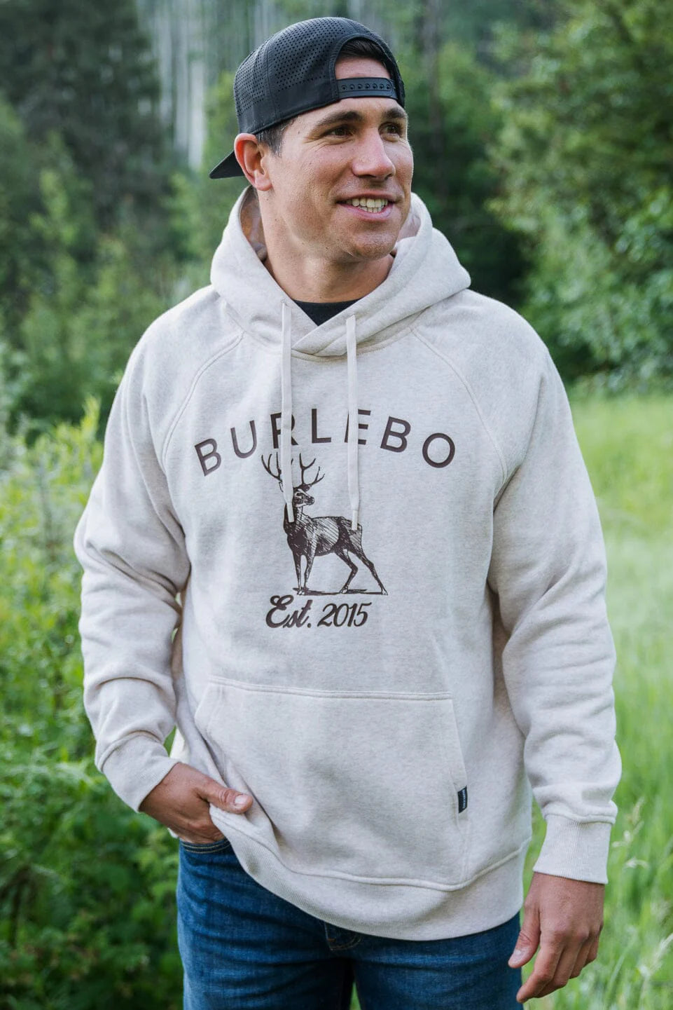 Whitetail Deer Fleece Hoodie