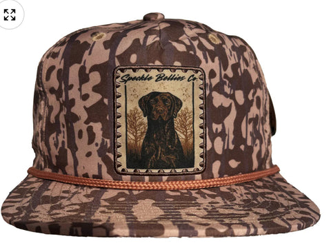 Brown Lab Patch Hat
