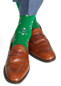 Grass Green w/ Golf Club & Ball Socks