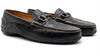 Alligator Grain Leather Horse Bit Loafers