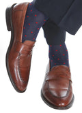 Classic Navy w/ Red Dot Socks