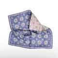 Denim Foulard/Neat Reversible Pocket Square