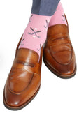Pink w/ Golf Club & Ball Socks