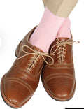 Pink w/ White Grenadine Socks