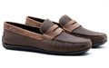 Bermuda Nubuck Penny Loafers - Bark