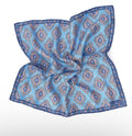 Sky Quatrefoil Pocket Square