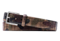 Beau Italian Camo Saddle Leather Belt