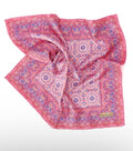 LT.Coral Arabesque Pocket Square