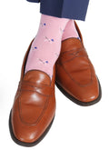 Pink w/ Golf Club & Flag Socks