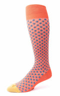 Orange/Mustard Neat O/C Socks