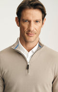 Quarter Zip Sweater-Fallen Rock
