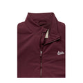 State Script Full Zip Maroon Vest