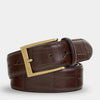 Cognac Crocodile Belt