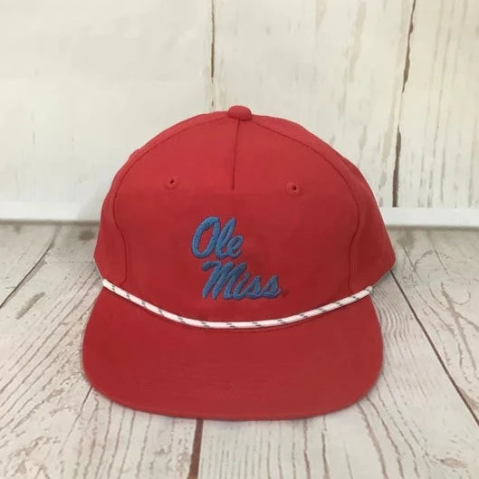 Ole Miss Stacked Rope Hat