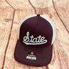 State Script Puff Hat