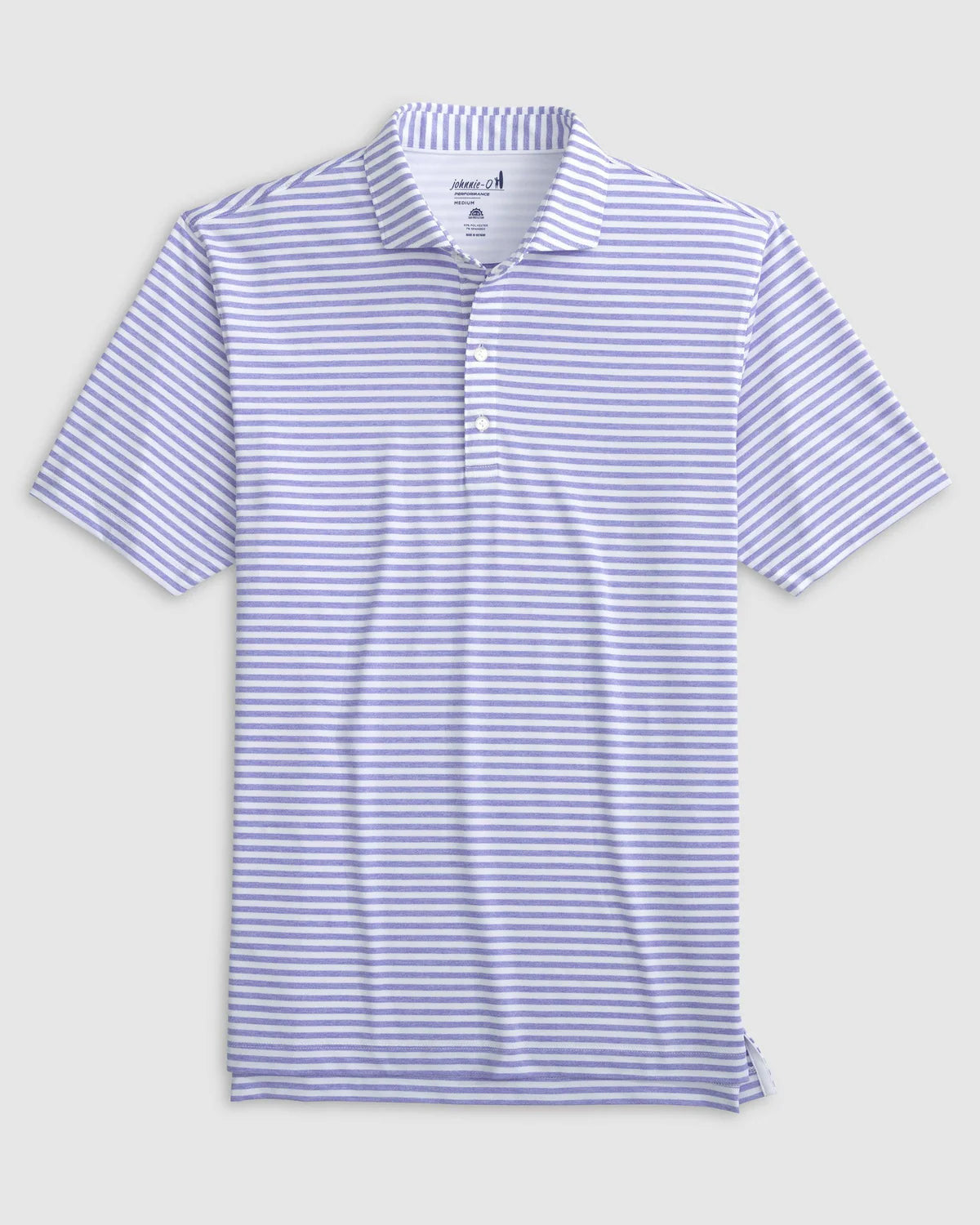 Reese Striped Jersey Performance Polo
