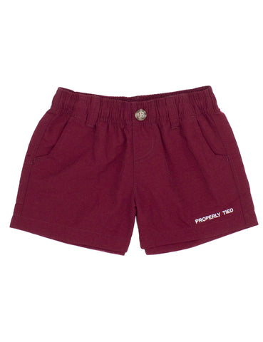 Maroon Mallard Shorts