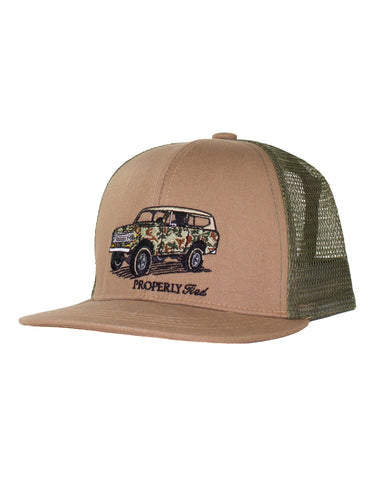 Boys Trucker Hat Camo