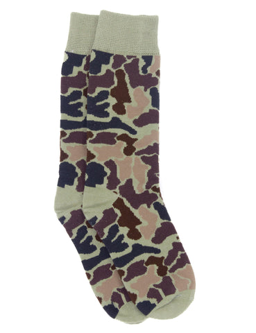 Boys Lucky Duck Socks- Vintgae Camo