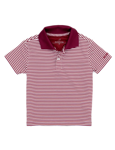 Boys Maroon Dallas Polo