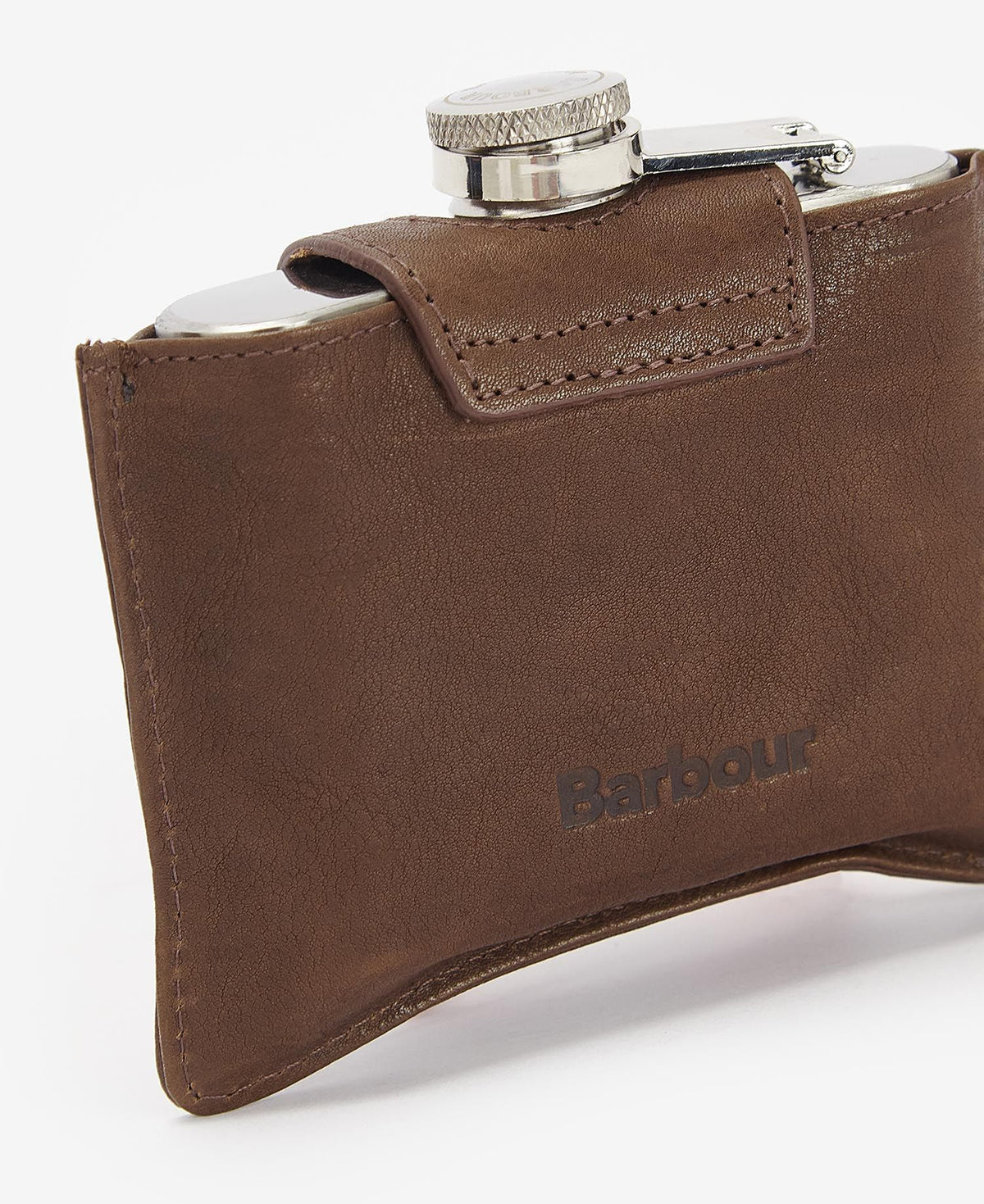 Barbour 4oz Hinged Hip Flask